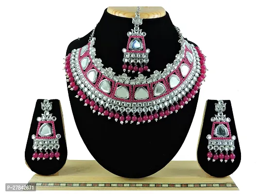 Trendy Alloy Necklace Set