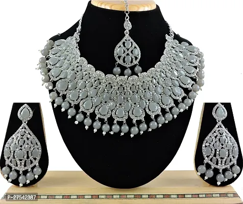 Trendy Alloy Necklace Set