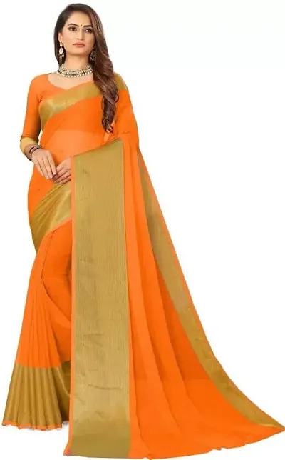 WET CLOTHING Women Woven Georgette Self Design Ethnic Wear 5.5m Saree with Unstitched Blouse