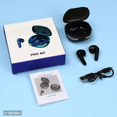 Buy Pro 60 TWS Wireless Earbuds with Colorful Breathing Lights and