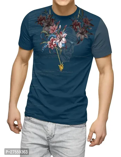 Trendy Multicoloured Polyester T-Shirt For Men