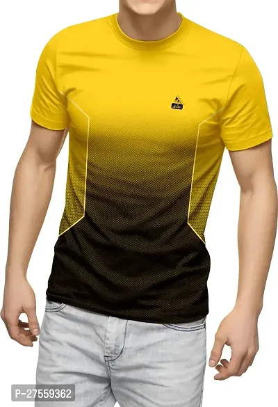 Trendy Multicoloured Polyester T-Shirt For Men