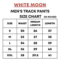 White Moon Men's Stylish Slim Fit Cotton Jogger Lower Track Pants for Gym, Running, Athletic, Casual Wear Combo Pack of 2 for Men Multicolour Size (S)-thumb1