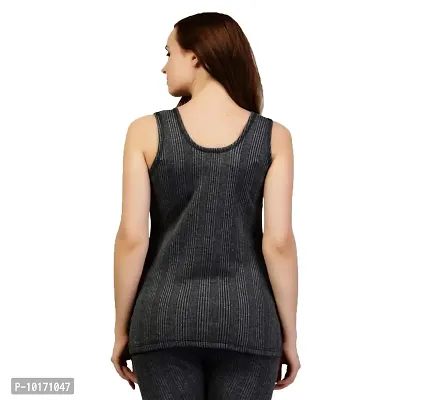 ZIMFIT Cotton Women's or Girls Winter wear Half Sleeves Thermal,Warmer, Slip Top in Dark Grey Colour (Pack of 1)-thumb3