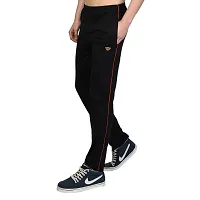 White Moon Men's Regular fit Slim Fit Track Pants Casual Wear (Pack of 2 |Black & Navy | Size :Medium)-thumb1