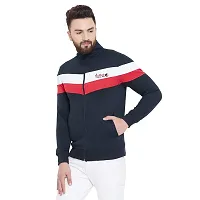 White Moon Men's Cotton Fleece Zipper Sweatshirt (XX-Large, NAVY1800)-thumb1