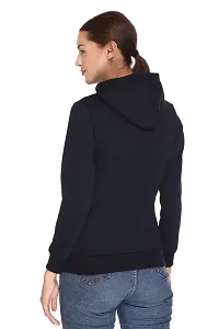 White Moon Hoodie Printed Casual/Sports Sweatshirt for Women (XXL) (Olive,Navy) (2PC)-thumb2