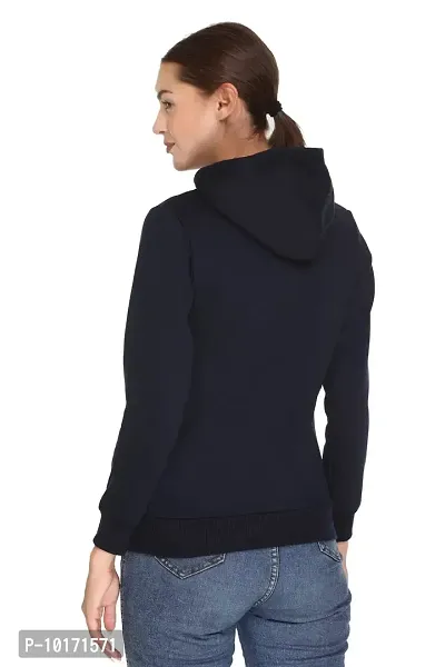 White Moon Hoodie Printed Casual/Sports Sweatshirt for Women (XXL) (Olive,Navy) (2PC)-thumb3