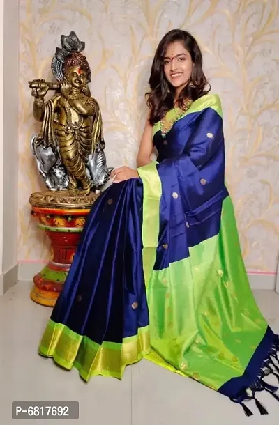 Elegant Cotton Silk Paithani Saree With Blouse Piece For Women