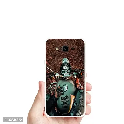 Attractive Print Soft Silicon Mobile Back Cover-thumb0