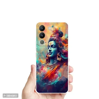 Attractive Print Soft Silicon Mobile Back Cover-thumb0