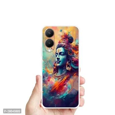 Attractive Print Soft Silicon Mobile Back Cover-thumb0