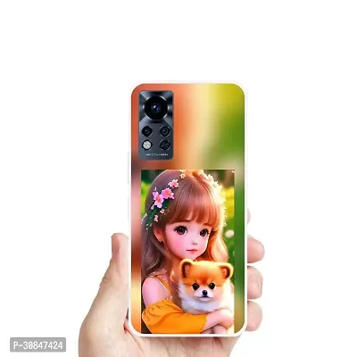 Attractive Print Soft Silicon Mobile Back Cover-thumb0