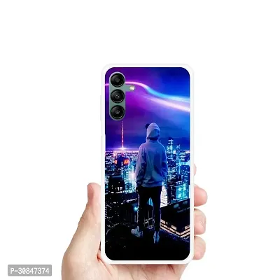 Attractive Print Soft Silicon Mobile Back Cover-thumb0