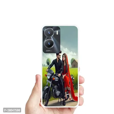 Attractive Print Soft Silicon Mobile Back Cover-thumb0