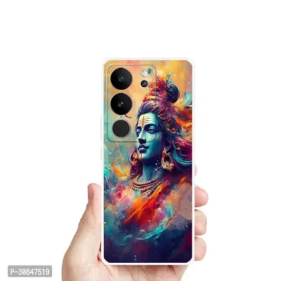 Attractive Print Soft Silicon Mobile Back Cover-thumb0