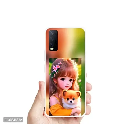 Attractive Print Soft Silicon Mobile Back Cover-thumb0