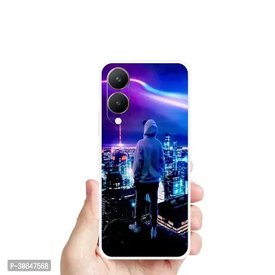 Attractive Print Soft Silicon Mobile Back Cover-thumb0