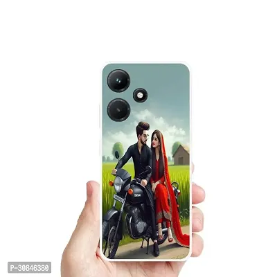 Attractive Print Soft Silicon Mobile Back Cover-thumb0