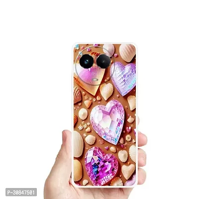 Attractive Print Soft Silicon Mobile Back Cover-thumb0