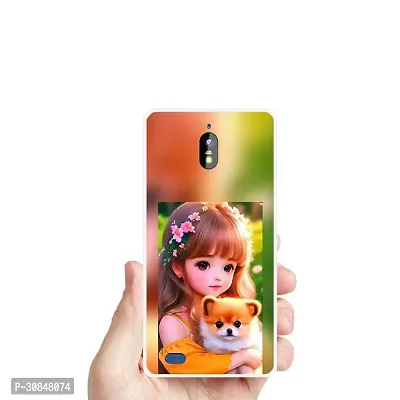 Attractive Print Soft Silicon Mobile Back Cover-thumb0