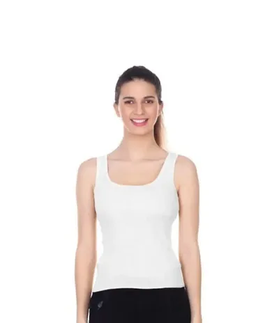 GURU JI Plus Cotton Tank Top Vest Top Camisole Sando Inner Wear for Women and Girls