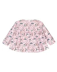 CERABI Full Sleeve Regular Fit Pure Cotton Casual OWL Print  Night Suit for Kids Girls-thumb3