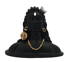 Aromora Resin Adiyogi Statue Car Accessories Dash Board, Pooja  Gift,Decore Items for Home  Office | Shiva Board  Gift, Idol/Adiyogi/Murti/Car Murticolor (Black, Pack of 1)-thumb4
