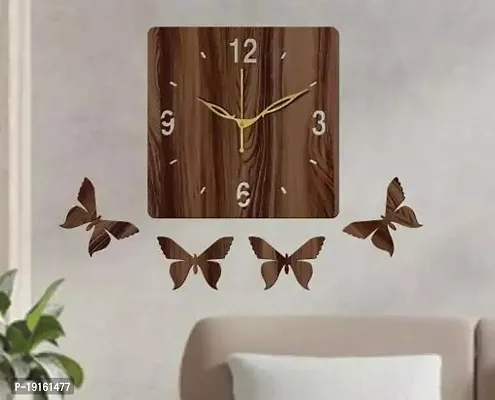 Designer  Wood Analog Wall Clock For Home And Office Decoration