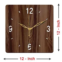 Designer  Wood Analog Wall Clock For Home And Office Decoration-thumb2