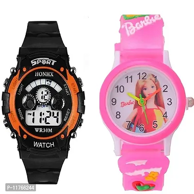 Classic Digital Watch For Boys And Analog For Girls-thumb0