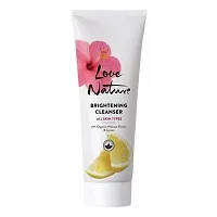 oriflame love and nature Brightening cleanser and Nourishing face cream Combo-thumb1