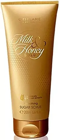 Oriflame Life's Long Sweden Milk  Honey Gold Sugar Scrub, 200ml-thumb4