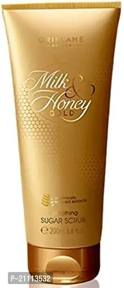 Oriflame Life's Long Sweden Milk  Honey Gold Sugar Scrub, 200ml-thumb5