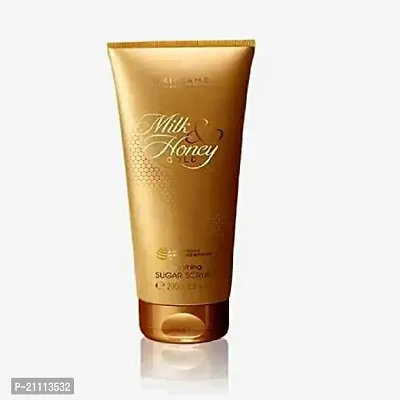 Oriflame Life's Long Sweden Milk  Honey Gold Sugar Scrub, 200ml-thumb3