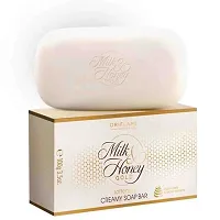 Komorebi Oriflame Sweden Milk and Honey Gold Softening Creamy Soap Bar, 100g (Pack of 4)-thumb1