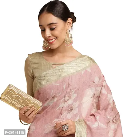 Stylish Organza Saree with Blouse piece For Women-thumb5