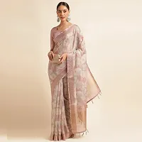 Stylish Organza Saree with Blouse piece For Women-thumb2