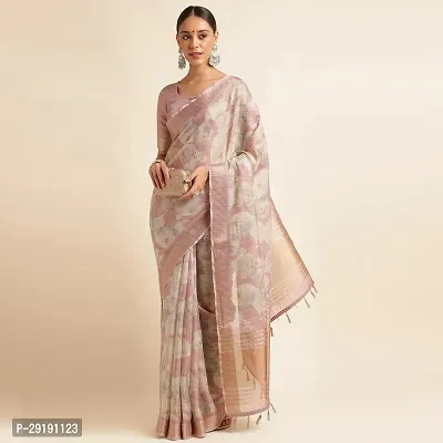 Stylish Organza Saree with Blouse piece For Women-thumb3