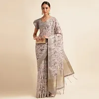 Stylish Organza Saree with Blouse piece For Women-thumb2