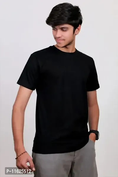 Classic Cotton Solid Tshirt for Men-thumb3