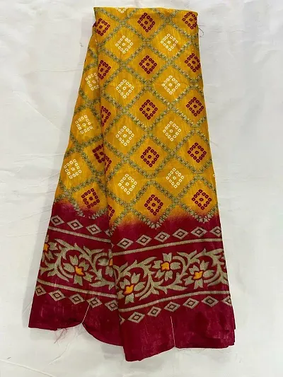 Fancy Silk Saree With Blouse Piece For Women