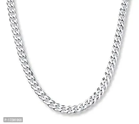 Soni Jewellery Chain for Men and Boys | Silver Chain Neck Chain for Men | Stainless Steel Chains for Men | Accessories Jewellery for Men | Birthday Gift for Men and Boys Anniversary Gift for Husband