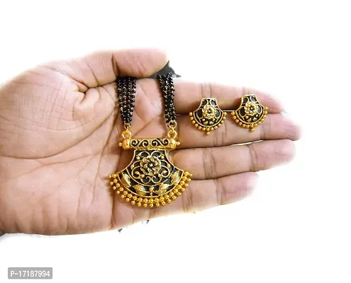 SAJH Antique Mangalsutra For women (Black)-thumb3