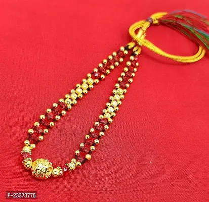 Soni Jewellery Maharashtrian Tanmaniya Wedding marathi Mani Mala Thushi Mangalsutra for Women-thumb4