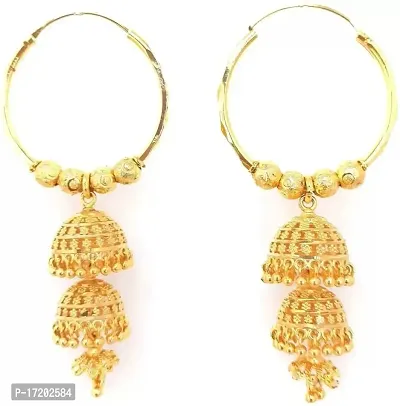 Soni Jewellery Fancy Earring Stylish Jhumki/Earring/Hoops Earrings/Stud For Women  girls Cubic Zirconia Alloy Earring Set-thumb2