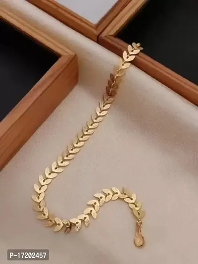 Soni Jewellery Brass Gold-plated Charm Bracelet