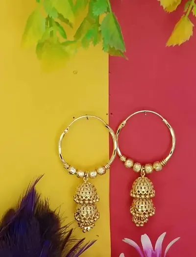 Soni Jewellery Fancy Earring Stylish Jhumki/Earring/Hoops Earrings/Stud For Women  girls Cubic Zirconia Alloy Earring Set