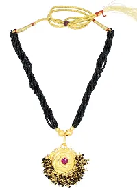 Soni Jewellery Maharashtrian Tanmaniya Wedding marathi Mani Mala Thushi Mangalsutra for Women-thumb1