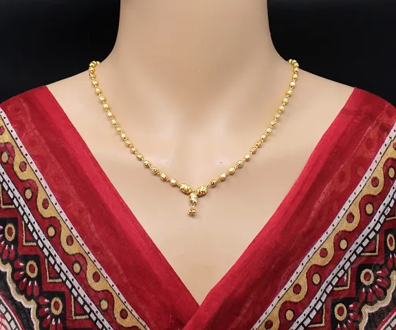 Charming Brass Necklace